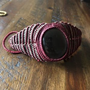Hand Woven stone bracelet